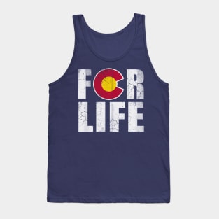 Colorado For Life Flag Native Quote Saying Gift Tank Top